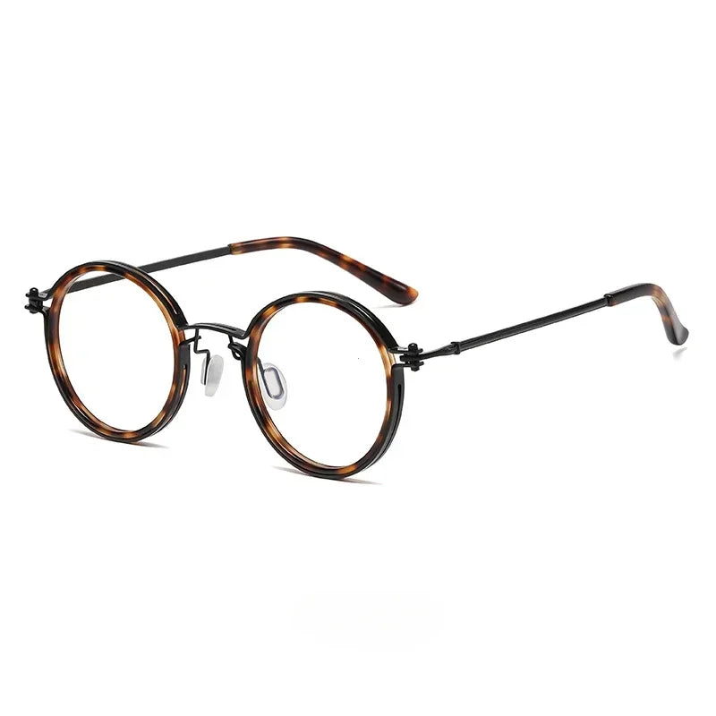 Vintage Round Metal Frame Anti Blue Light Blocking Glasses Women Men Fashion Optical Eyewear Reading Computer Eyeglasses