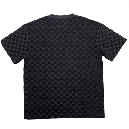 European and American Oversized Fashion Brand Men's Summer New Chessboard Plaid Loose Sports and Leisure Two-Piece Set