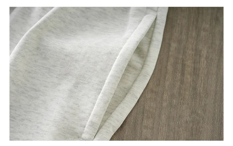 Men's Summer 100% Cotton Fashion Los Angeles Letter Printing Loose Large Casual Comfort T-Shirt Shorts Two-piece Set