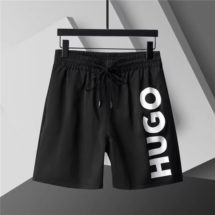 Moto Beach Pants Men's Sports Shorts Thin Summer Loose Trend Brand Casual Shorts Trend Printed Five-Point Pants Versatile Sports