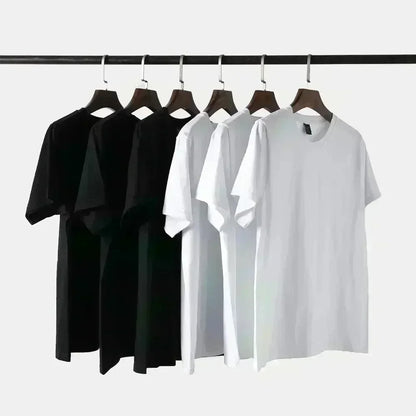 2025 JACK JONES T-shirt Men's and Women's Short sleeved Cotton T-shirt Luxury Brand Fashion Trend Comfortable Top Y2k Clothing