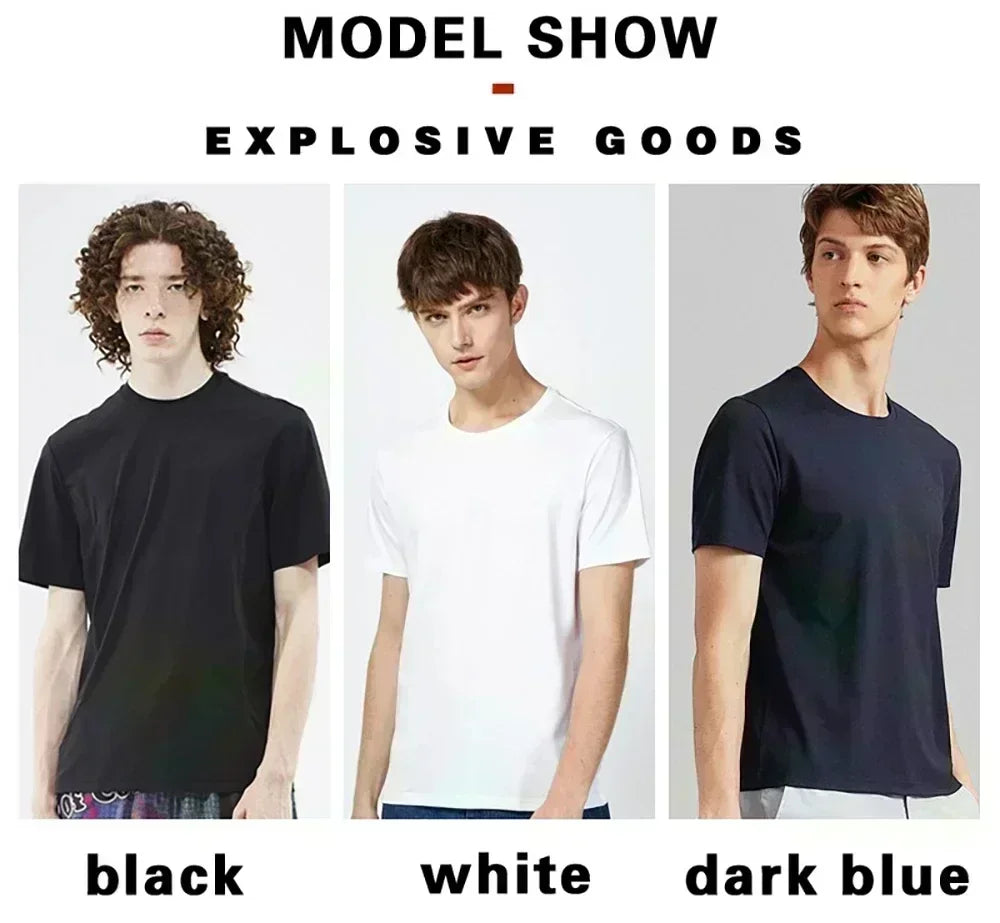 Suitable for Men's and Women's Cotton Short Sleeved T-shirts in The Summer of 2025. New American Loose Round Neck Top Trend
