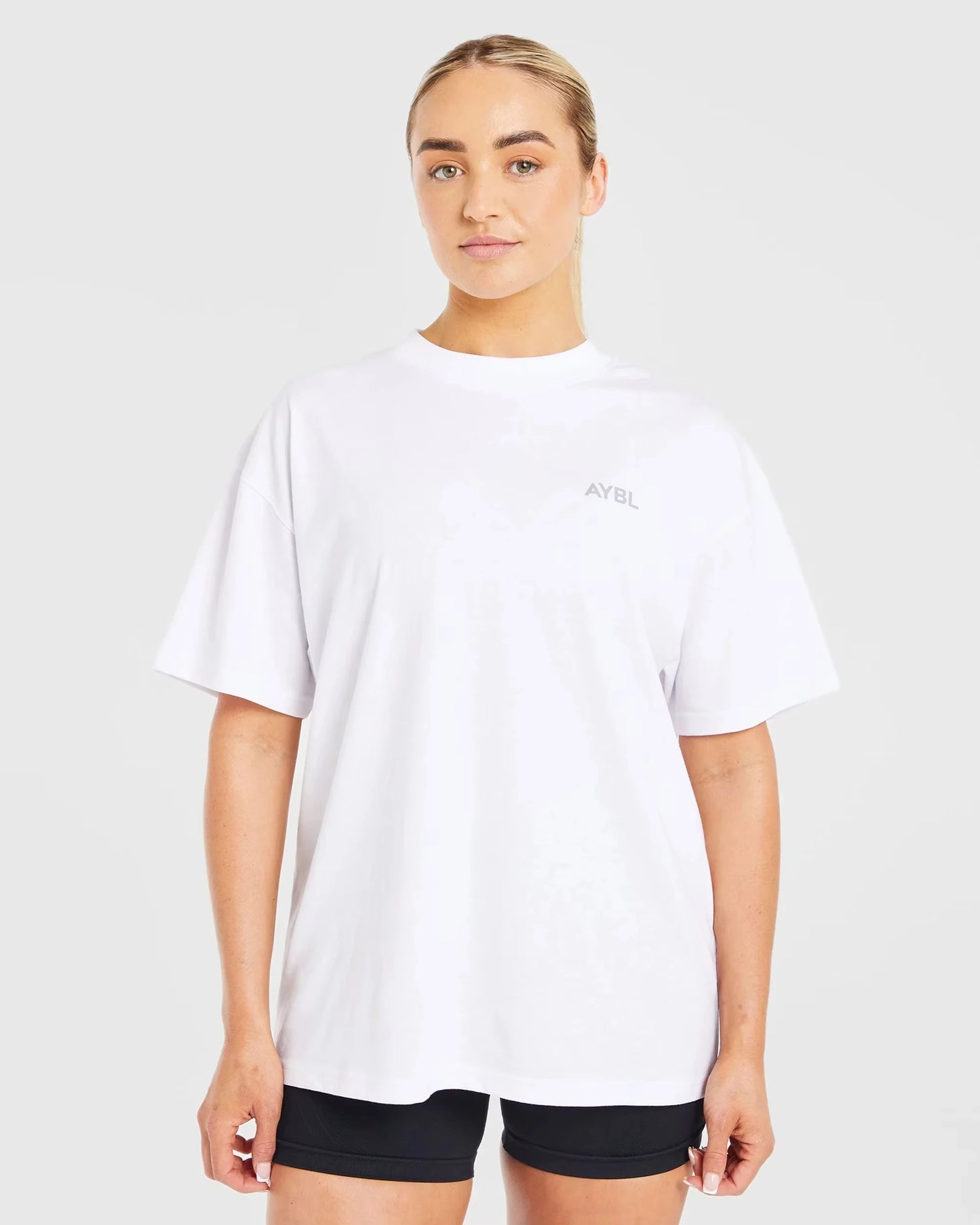 Summer New High-quality  Women's AYBL Letter Printing Sports Fitness Short-sleeved T-shirt Crew Neck Fashion Top
