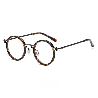 Vintage Round Metal Frame Anti Blue Light Blocking Glasses Women Men Fashion Optical Eyewear Reading Computer Eyeglasses