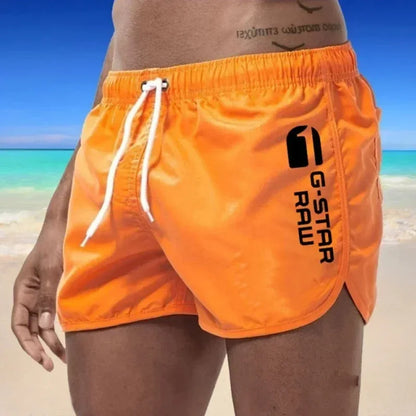 2024 Summer Men's Shorts Swimwear Man Swimsuit Swimming Trunks Sexy Beach Shorts Surf Board Male Summer Breathable Clothing