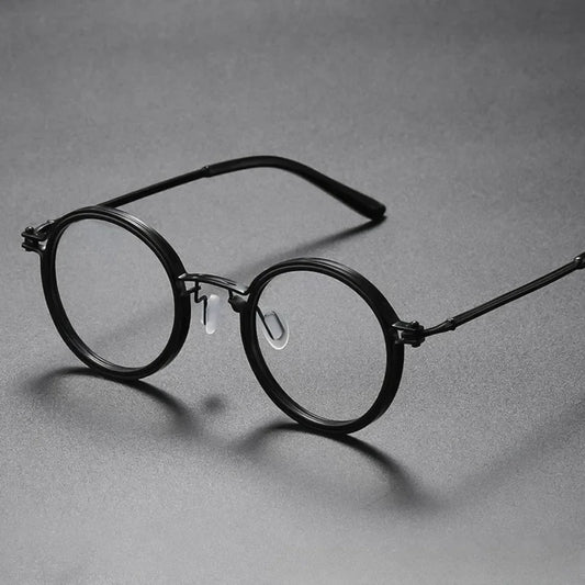 Vintage Round Metal Frame Anti Blue Light Blocking Glasses Women Men Fashion Optical Eyewear Reading Computer Eyeglasses