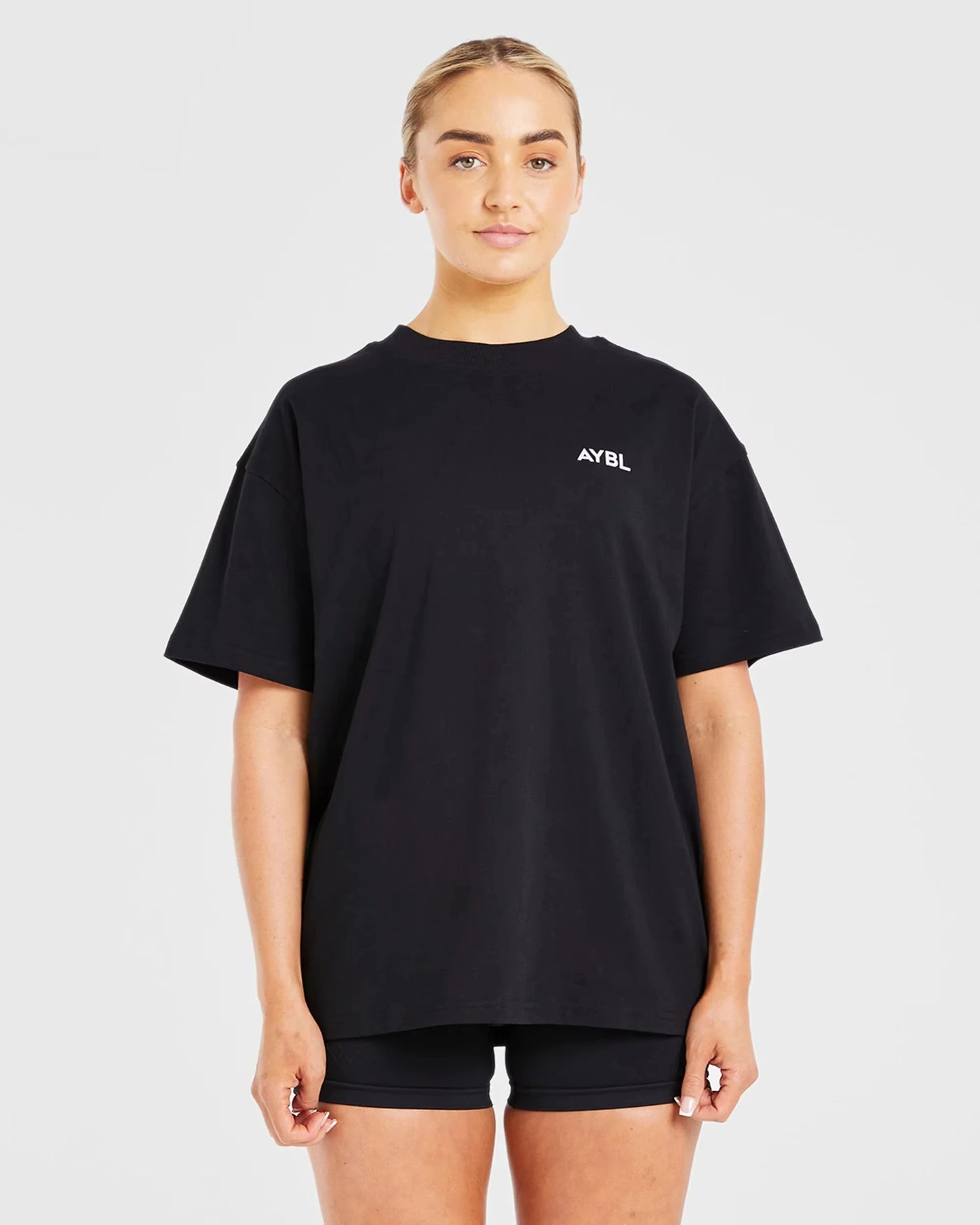 Summer New High-quality  Women's AYBL Letter Printing Sports Fitness Short-sleeved T-shirt Crew Neck Fashion Top