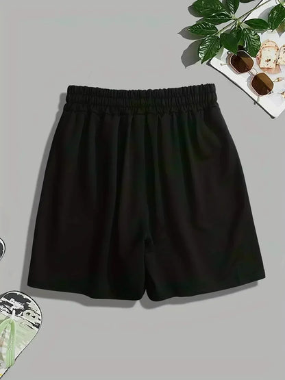 Moto Beach Pants Men's Sports Shorts Thin Summer Loose Trend Brand Casual Shorts Trend Printed Five-Point Pants Versatile Sports