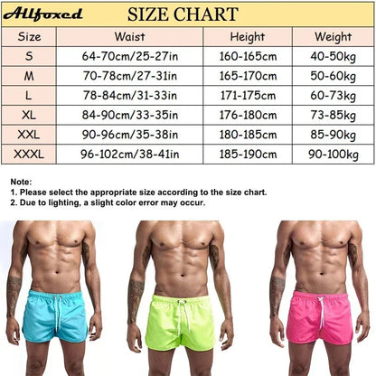 2024 Summer Men's Shorts Swimwear Man Swimsuit Swimming Trunks Sexy Beach Shorts Surf Board Male Summer Breathable Clothing