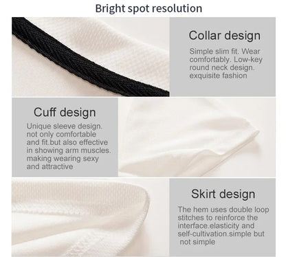 Men's Clothing Summer Suit CR7 Sports Suit Comfortable Breathable Mesh Running Sets Jogging Fitness Tracksuit T-shirt casual set
