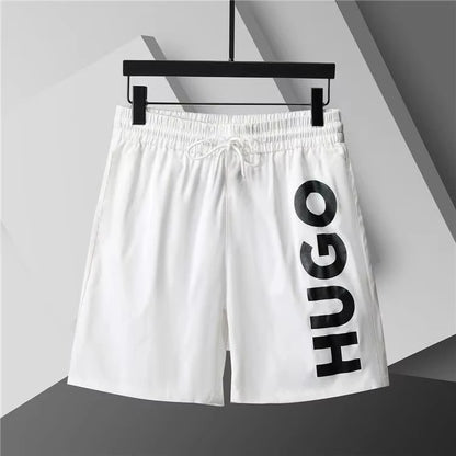 Moto Beach Pants Men's Sports Shorts Thin Summer Loose Trend Brand Casual Shorts Trend Printed Five-Point Pants Versatile Sports