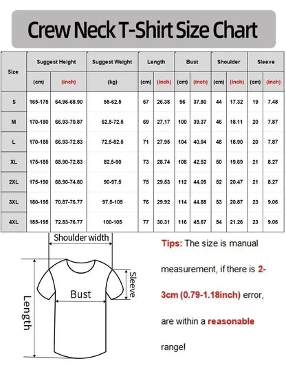 Muscle Black and White Fitness T-Shirt Summer Short Sleeve Men's Printed Alphabet Sports Loose Crew Neck Printed Bottom Shirt