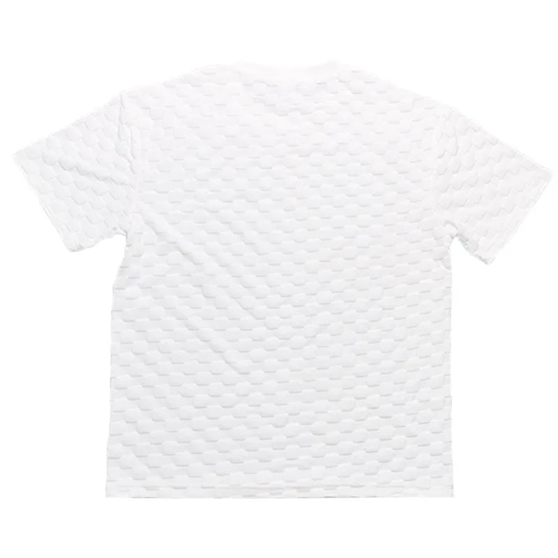 European and American Oversized Fashion Brand Men's Summer New Chessboard Plaid Loose Sports and Leisure Two-Piece Set
