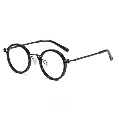 Vintage Round Metal Frame Anti Blue Light Blocking Glasses Women Men Fashion Optical Eyewear Reading Computer Eyeglasses