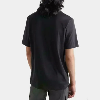 \ Summer Cotton Breathable T-shirt Men's Ins Trend Niche New Printed Loose Round Neck Versatile Commuter Top Men's Clothing