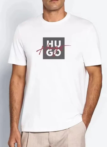 New 2025 Summer Pure Cotton American Retro Trend Personalized Design Printed Men's and Women's  T-shirt Loose Casual Top