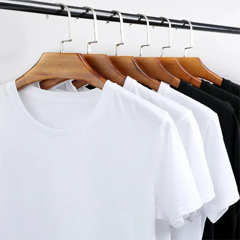 Men's Summer 100% Cotton Fashion Los Angeles Letter Printing Loose Large Casual Comfort T-Shirt Shorts Two-piece Set