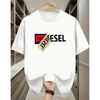 Suitable for Men's and Women's Cotton Short Sleeved T-shirts in The Summer of 2025. New American Loose Round Neck Top Trend