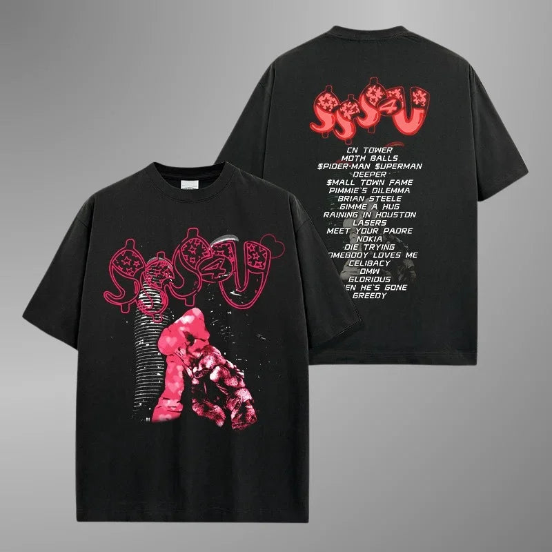 Drake and PartyNextDoor Some Sex Song 4 U 2025 T-shirt Men Women Harajuku O-neck Summer Casual T Shirt Cotton Tops Clothing Tee